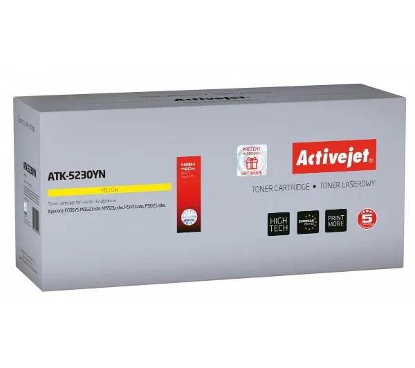 ActiveJet ATK-5230YN (zamiennik TK-5230Y) Żółty