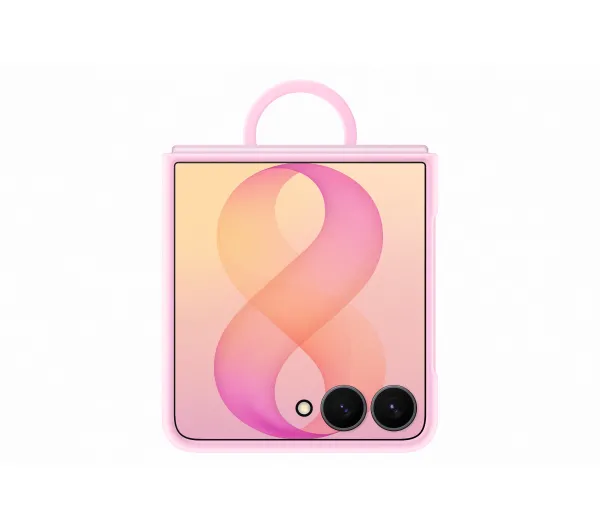 Samsung Silicone Ring Magnet Case do Galaxy Z Flip8 Różowy