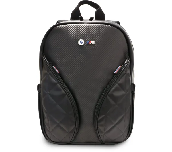 BMW Carbon Pockets & Metal Logo 16" Czarny