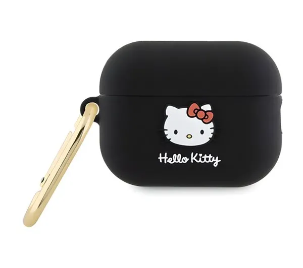 Hello Kitty Silicone 3D Kitty Head dla Apple AirPods Pro 2 Czarny