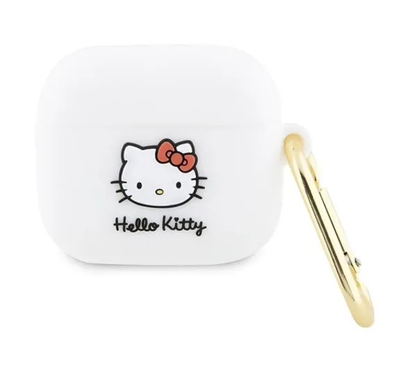 Hello Kitty Silicone 3D Kitty Head dla Apple AirPods 3 Biały