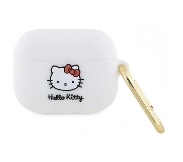Hello Kitty Silicone 3D Kitty Head dla Apple AirPods Pro Biały