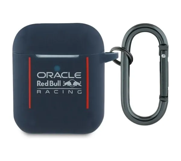 Red Bull Racing Silicone Logo & Lines do Apple AirPods 1/2 Granatowy