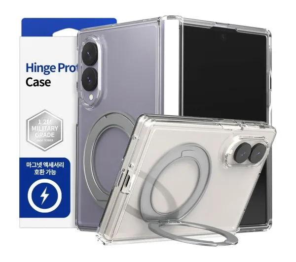 Araree Duple 360 M Stand MagSafe do Galaxy Z Fold8 Przezroczysty