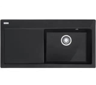 Franke Mythos MTK 611-100 Komora z prawej strony Ceramiczny Czarny matowy - DRUGI -30%, ALBO 4-TY -80% - Kup na Raty - RRSO 0%