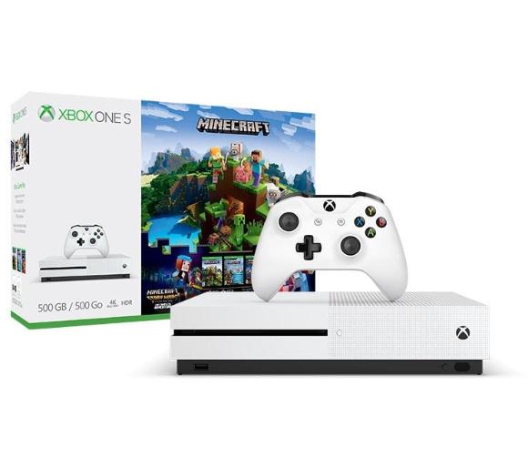 konsola Xbox One S Xbox One S 500GB + pakiet Minecraft + XBL 9 m-ce