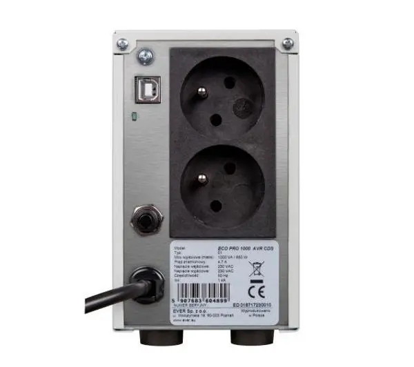 Ever ECO Pro 1000 AVR CDS 1000VA 650W - Kup na Raty - RRSO 0%