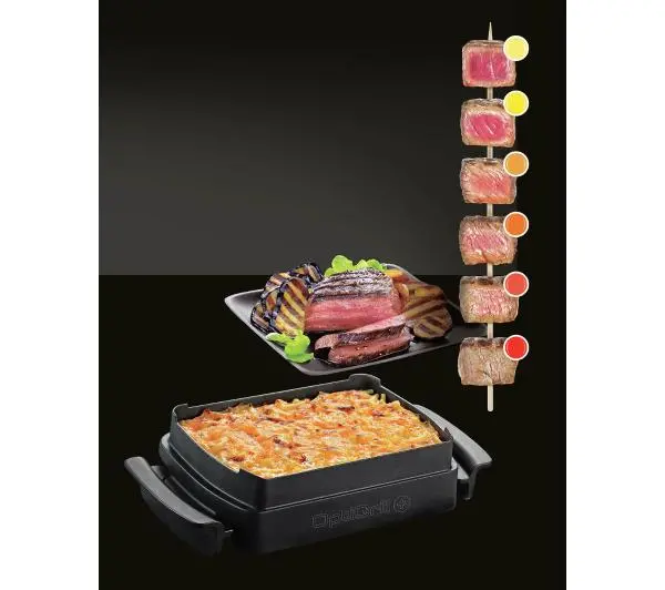 Tefal GC714834 OptiGrill+ Snacking&Baking 600cm2 Programy automatyczne - Kup na Raty - RRSO 0%