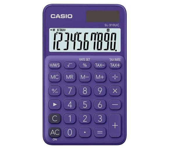 kalkulator standardowy Casio SL-310UC (fioletowy)
