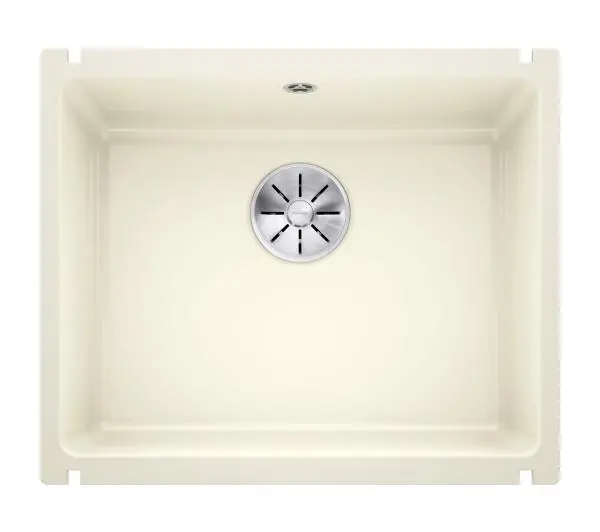 Zlewozmywaki kuchenne - Blanco SUBLINE 500-U 523734 Ceramiczny Magnolia połysk