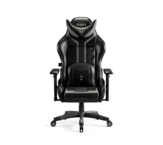 Diablo Chairs X-Ray 2.0 King Size Gamingowy do 160kg Skóra ECO Czarno-szary