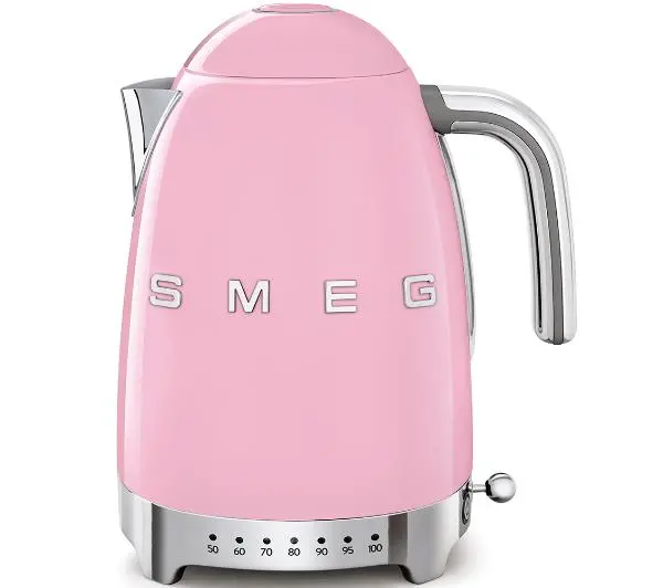 Czajniki elektryczne - Smeg KLF04PKEU 1,7l 2400W Regulacja temperatury