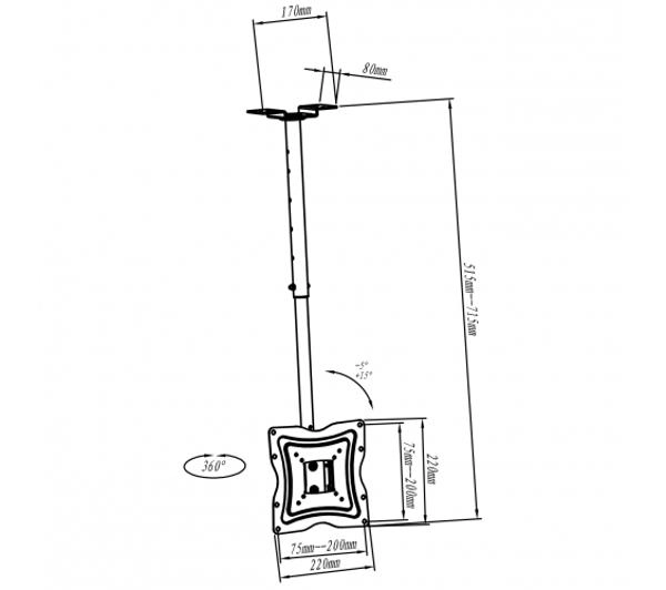 ART AR-21XP od 13" do 37" Max 25kg