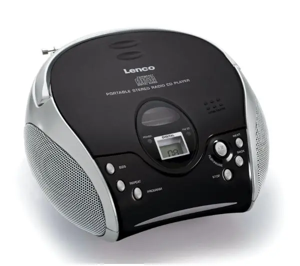 Radioodtwarzacz LENCO SCD-24 Czarno-srebrny