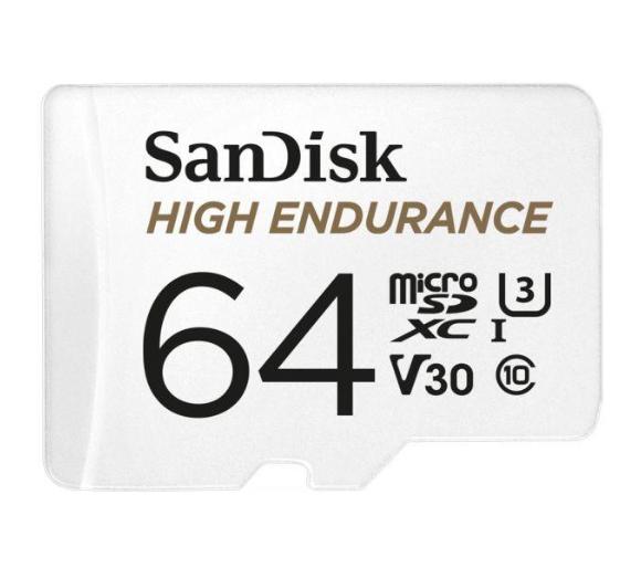 karta pamięci SanDisk High Endurance microSDXC 64GB V30