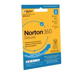 Norton 360 Deluxe 25GB 3 Urządzenia/1 Rok Kod aktywacyjnyDostęp po opłaceniu zakupu