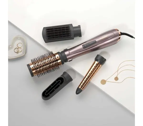 BaByliss Air Style 1000 Hot Air AS136E 1000W Jonizacja Zimny nawiew Średnica szczotki 50mm 2 poziomy temperatury