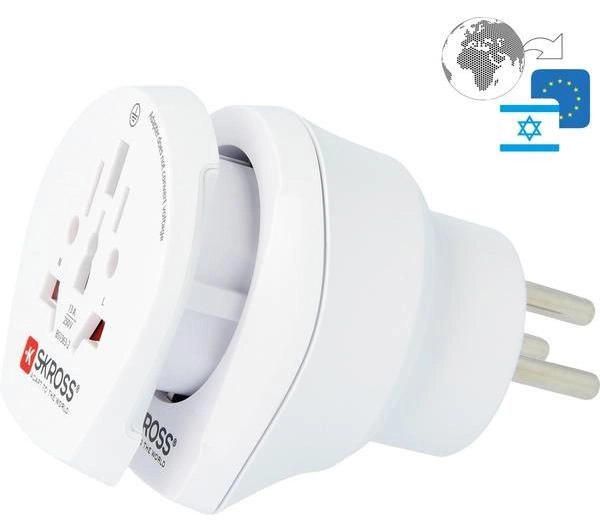 Adapter podróżny SKROSS 1.500216-E (Europa - Izrael)