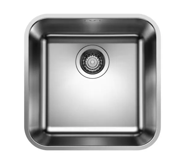 Zlewozmywaki kuchenne - Blanco SUPRA 400-U 518201 Stalowy Srebrny