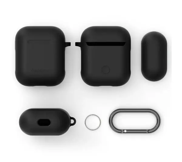 Spigen AirPods Silicone Case 066CS24808 Czarny