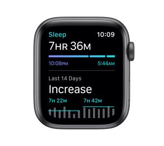 Apple Watch SE GPS 44mm (czarny-sport) Smartwatch