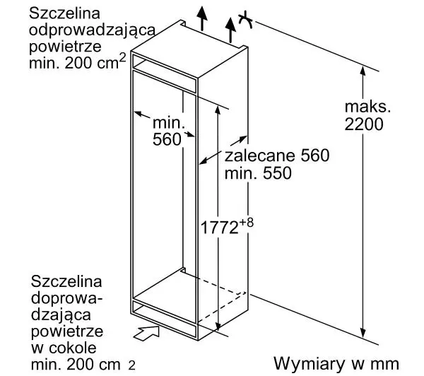 Bosch KIS86AFE0 177,2cm Szuflada z kontrolą wilgotności - DRUGI -30%, ALBO 5-TY ZA 1ZŁ - Kup na Raty - RRSO 0%