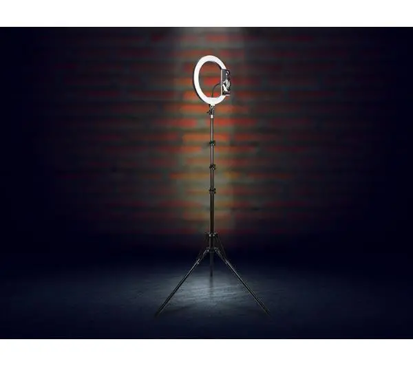 Tracer Statyw z lampą pierścieniową 30cm