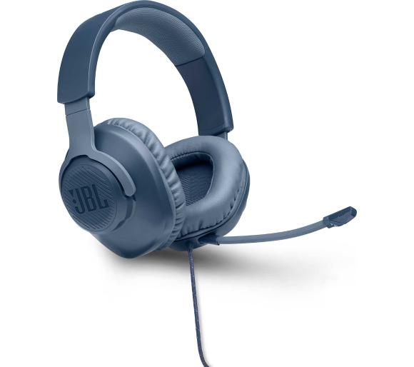 słuchawki z mikrofonem JBL Quantum 100 (niebieski)