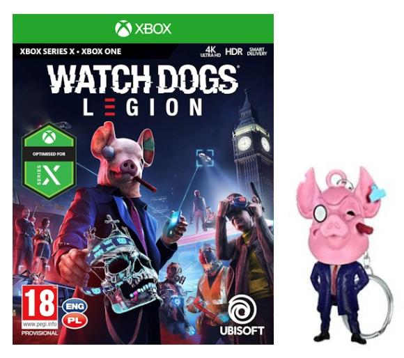gra Watch Dogs Legion + brelok Gra na Xbox One (Kompatybilna z Xbox Series X)