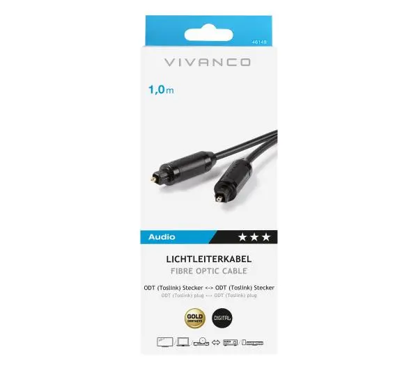 Vivanco 46149 1m Czarny