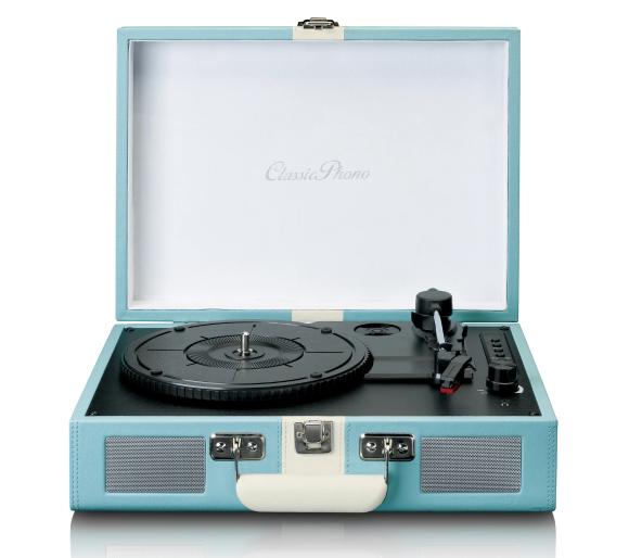 gramofon Lenco TT-110BUWH (niebiesko-biały)