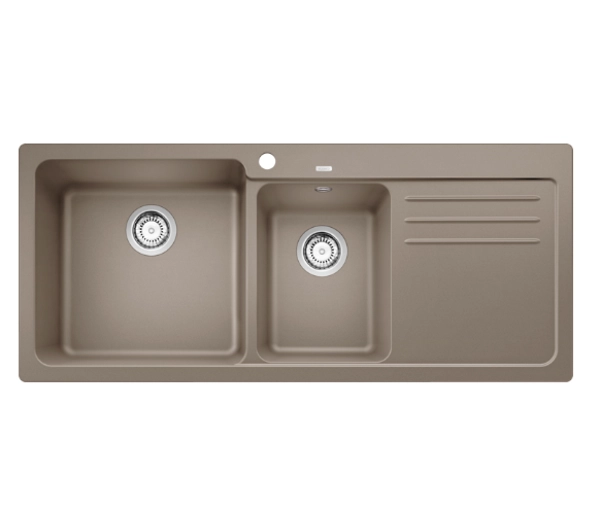 Zlewozmywaki kuchenne - Blanco NAYA 8 S 519660 Granitowy Tartufo