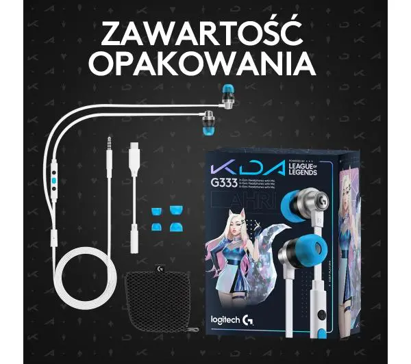 Logitech G333 Douszne Fioletowy