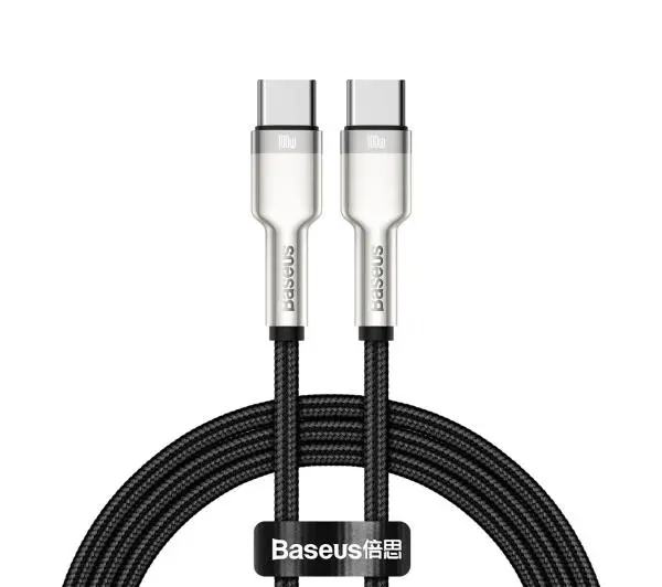 Baseus USB-C do USB-C Cafule 100W 2m Czarny