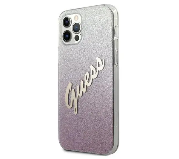 Guess Glitter Gradient Script GUHCP12MPCUGLSPI do iPhone 12/12 Pro