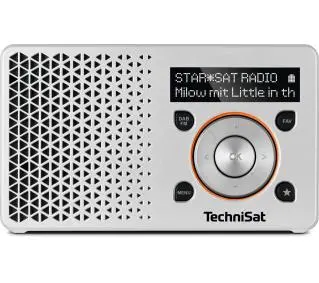 TechniSat DigitRadio 1 Radio FM DAB+ Srebrno-pomarańczowy