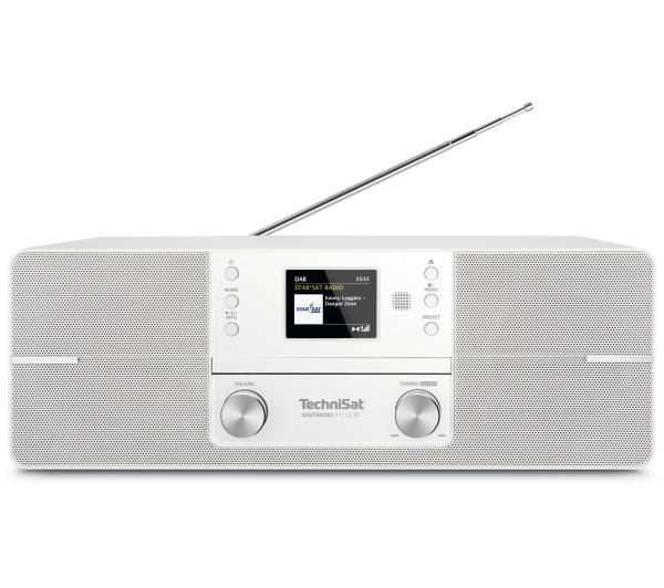 Фото - Радіоприймач / годинник TechniSat DigitRadio 371 CD BT Radio FM DAB+ Bluetooth Biały 