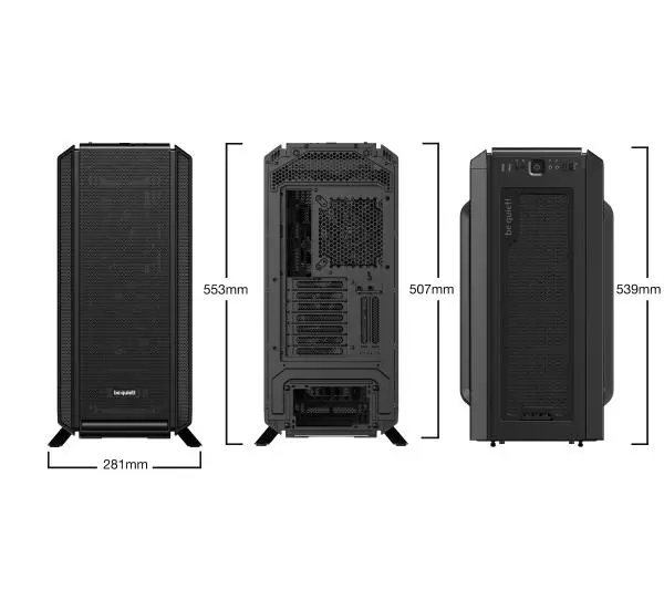 be quiet! Silent Base 802 Okno  Czarny - Kup na Raty - RRSO 0%