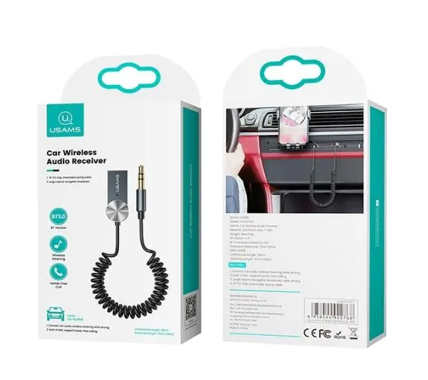 USAMS US-SJ464 Bluetooth 5.0 USB / AUX