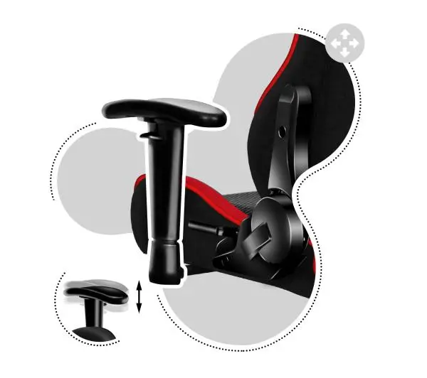 Huzaro Ranger 6.0 Mesh Dla dzieci do 130kg Tkanina Czerwony - Kup na Raty - RRSO 0%