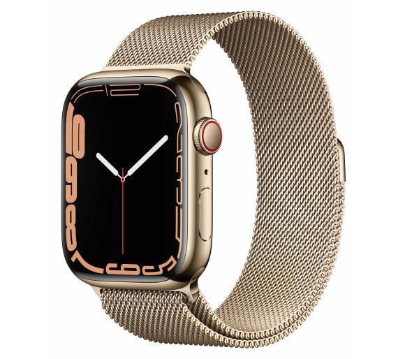 Smartwatch Apple Watch Series 7 GPS + Cellular 45mm (złoty)