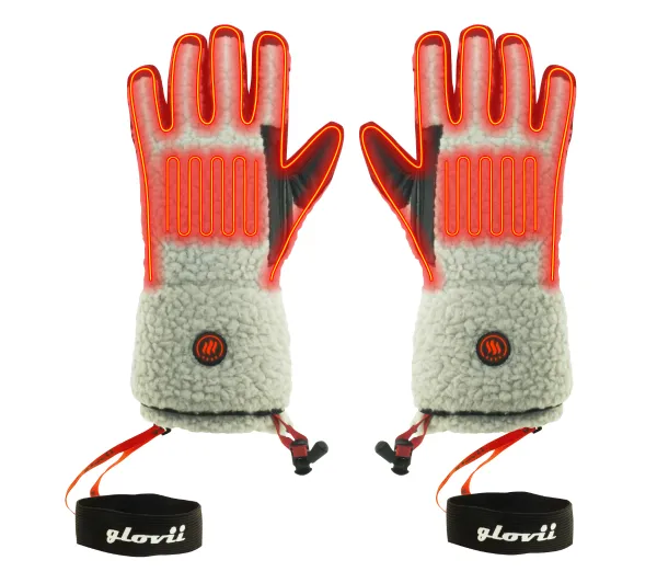 Podgrzewane rękawiczki GLOVII GS3 (rozmiar L) Szaro-czarny