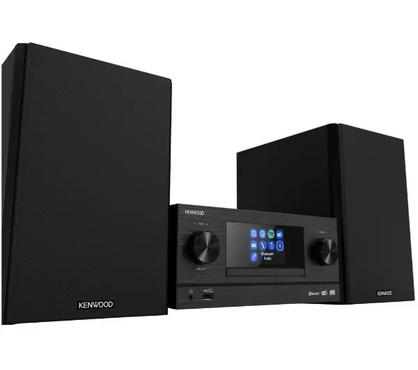 Kenwood M-9000S-B 100W Wi-Fi Bluetooth Radio FM, DAB+, Internetowe Czarny - Kup na Raty - RRSO 0%
