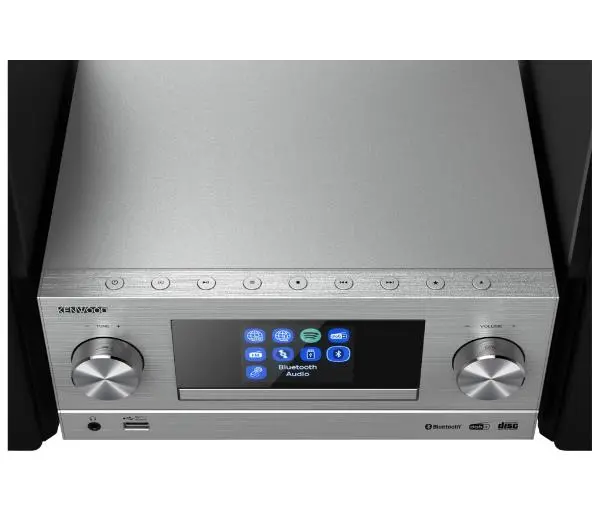 Kenwood M-9000S-S 100W Wi-Fi Bluetooth Radio FM, DAB+, Internetowe Srebrny - Kup na Raty - RRSO 0%