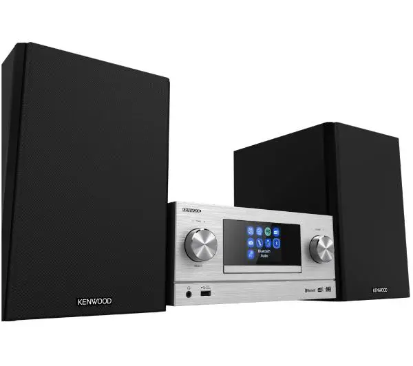 Kenwood M-9000S-S 100W Wi-Fi Bluetooth Radio FM, DAB+, Internetowe Srebrny - Kup na Raty - RRSO 0%