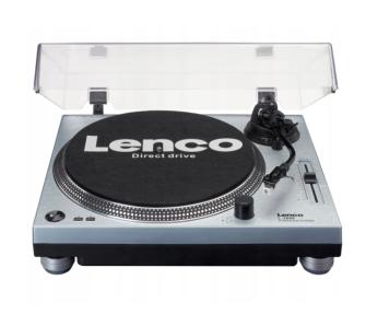 gramofon Lenco L-3809ME (srebrny)