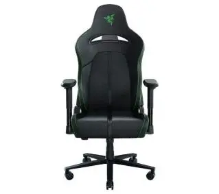 Razer Enki X Gamingowy do 136kg Skóra ECO Czarno-zielony - Kup na Raty - RRSO 0%