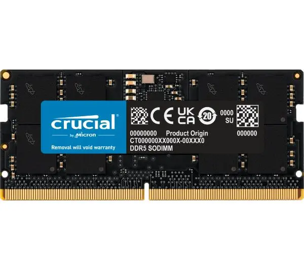 Crucial DDR5 16GB 4800 CL40 SODIMM Zielony