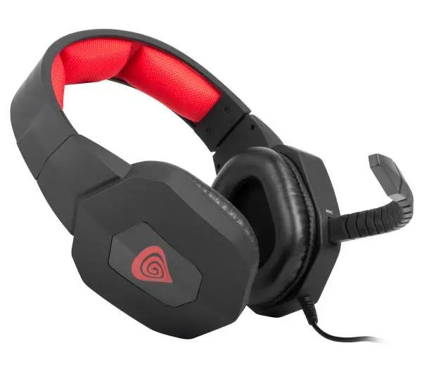 Genesis Argon 400 H59 Nauszne Czarno-czerwony