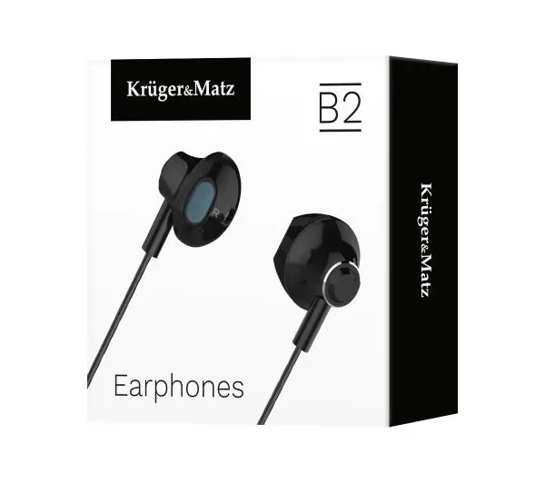 Kruger & Matz KMPB2-B Douszne Mikrofon Czarny